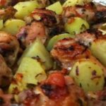Frango Assado com Batatas