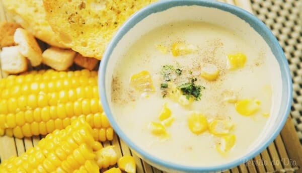 receita de creme de milho