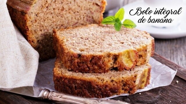 bolo integral de banana