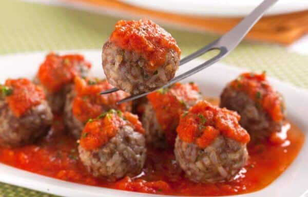 receita de almondegas