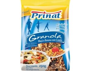 biscoitos de banana com granola