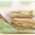 Sanduíche natural de patê de atum
