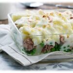 Legumes e Atum Parmentier