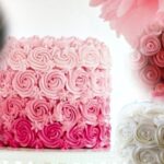 Bolo de rosas passo a passo
