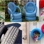 Reciclar pneus velhos para decoração