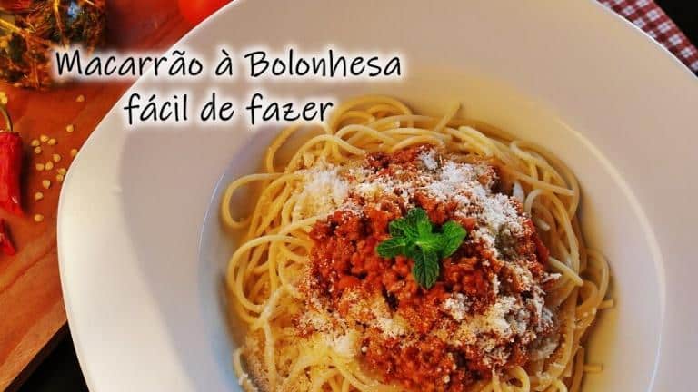 Macarrão à bolonhesa