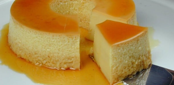 Pudim de leite ninho