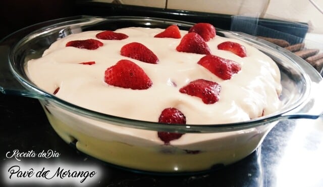 Pavê de morango