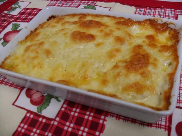 Sanduíche rápido de forno.