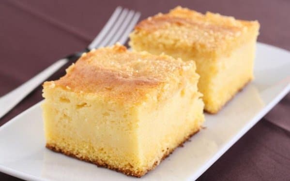 Um bolo com consistência de bom-bocado. (Foto: Divulgação)