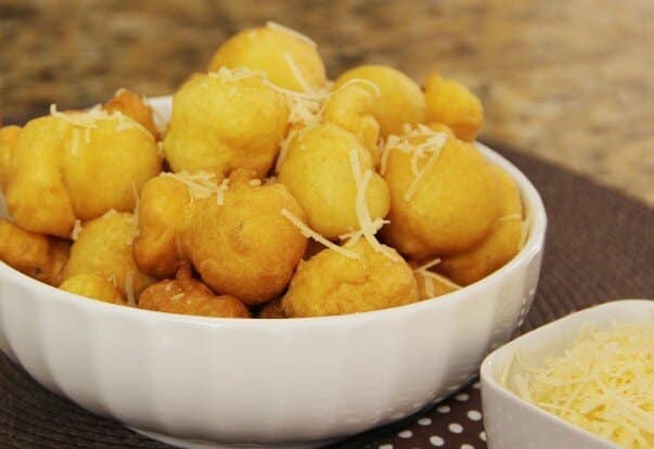 Bolinho de chuva salgado. (Foto: Divulgação)