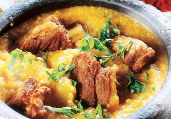 Canjiquinha com costelinha de porco. (Foto: Divulgação)