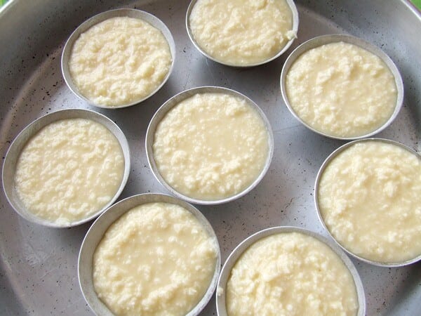 Queijadinhas nas forminhas prontas para assar. (Foto: Divulgação)