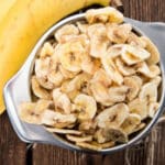 Chips de banana: receita