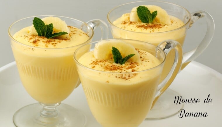 mousse de banana