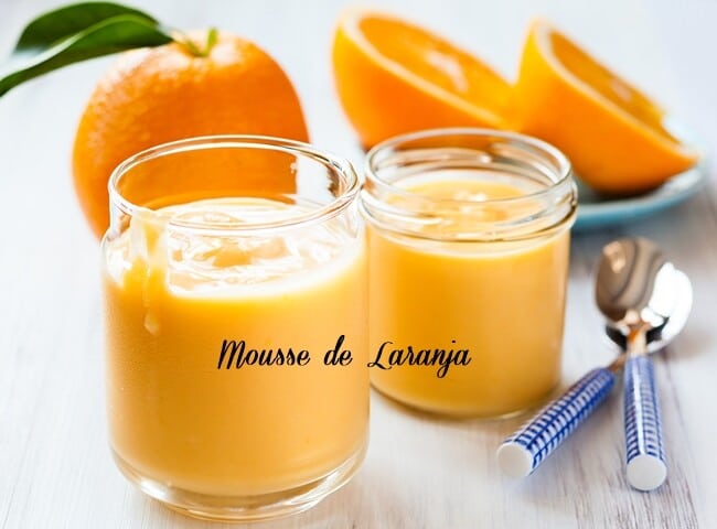 receita de mousse de laranja