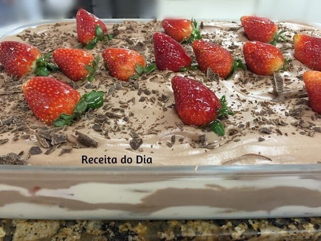 Receita de pavê de café
