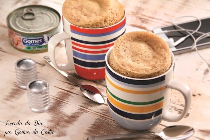 Faça uma Torta de Atum na Caneca em 5 minutos