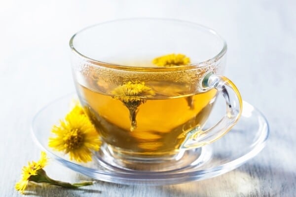 Chá de virgaurea contra gripes e resfriados