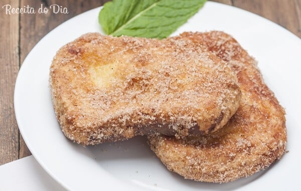 Como fazer Rabanada sequinha de canela