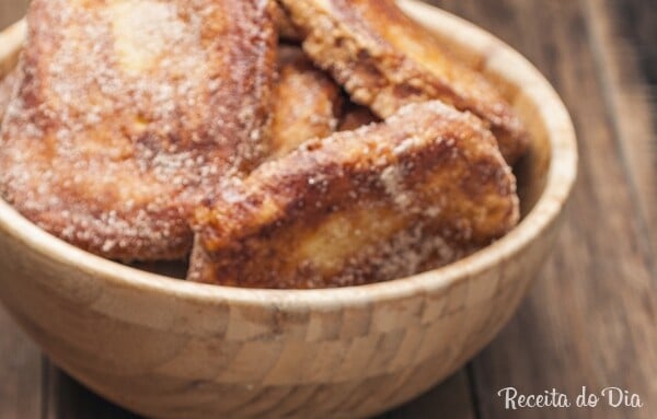 Como fazer Rabanada sequinha de canela