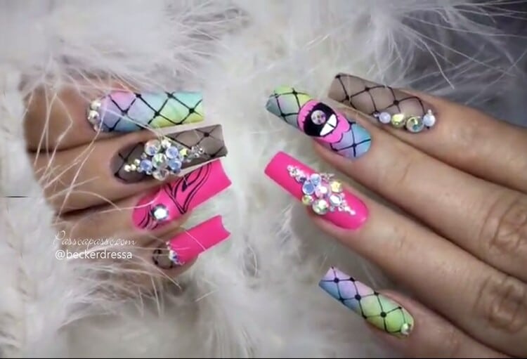 Unhas pop art