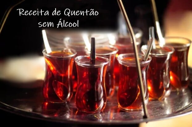 RECEITA DE QUENTÃO SEM ÁLCOOL para Festa Junina