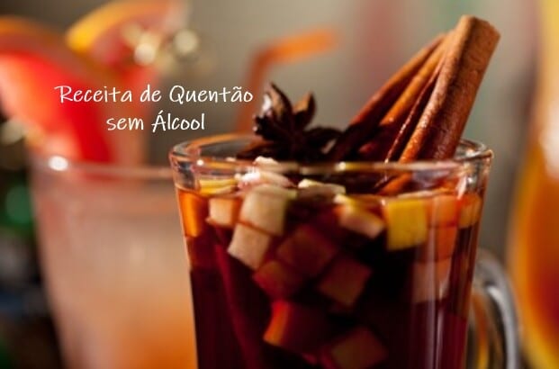 RECEITA DE QUENTÃO SEM ÁLCOOL para Festa Junina