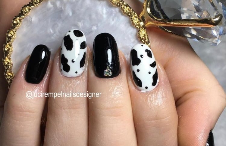 Unhas com estampas de animais