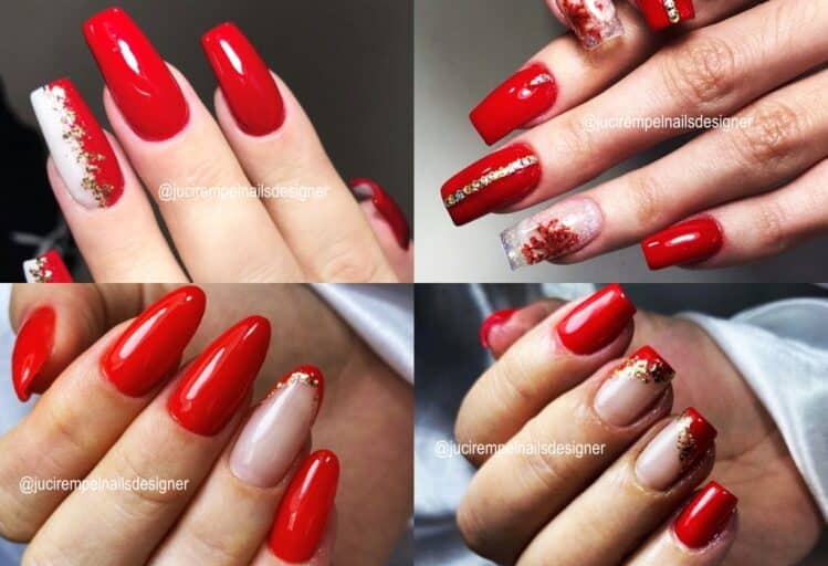 Unhas vermelhas