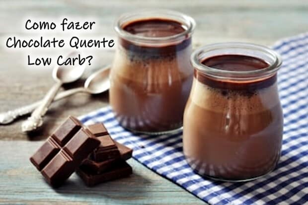 Como fazer chocolate quente low carb?