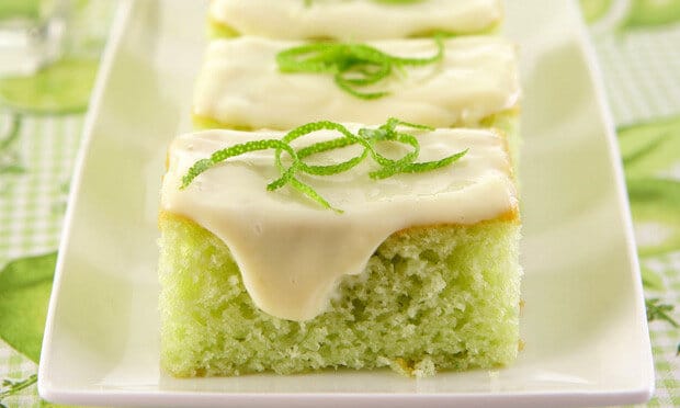 Bolo verde limão