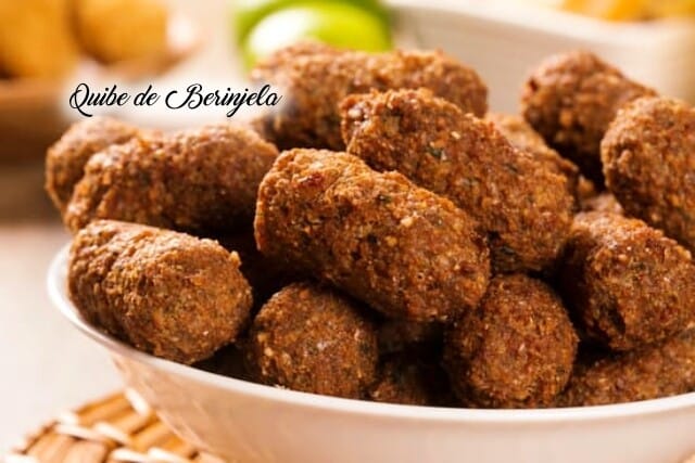 Receita de Quibe de berinjela