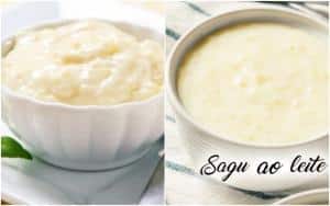 Duas receitas práticas de sagu ao leite para fazer na quarentena