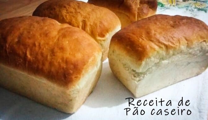 Receita de pão caseiro