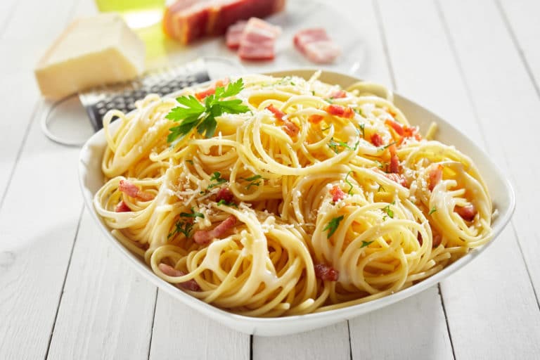 receita de espaguete à carbonara